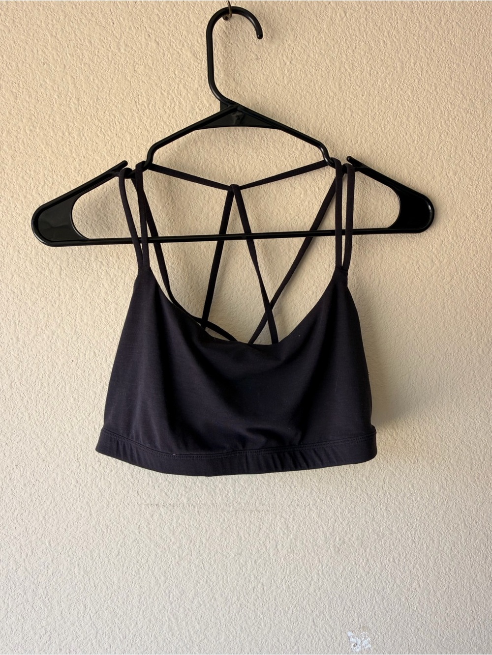 Black Strappy Bra